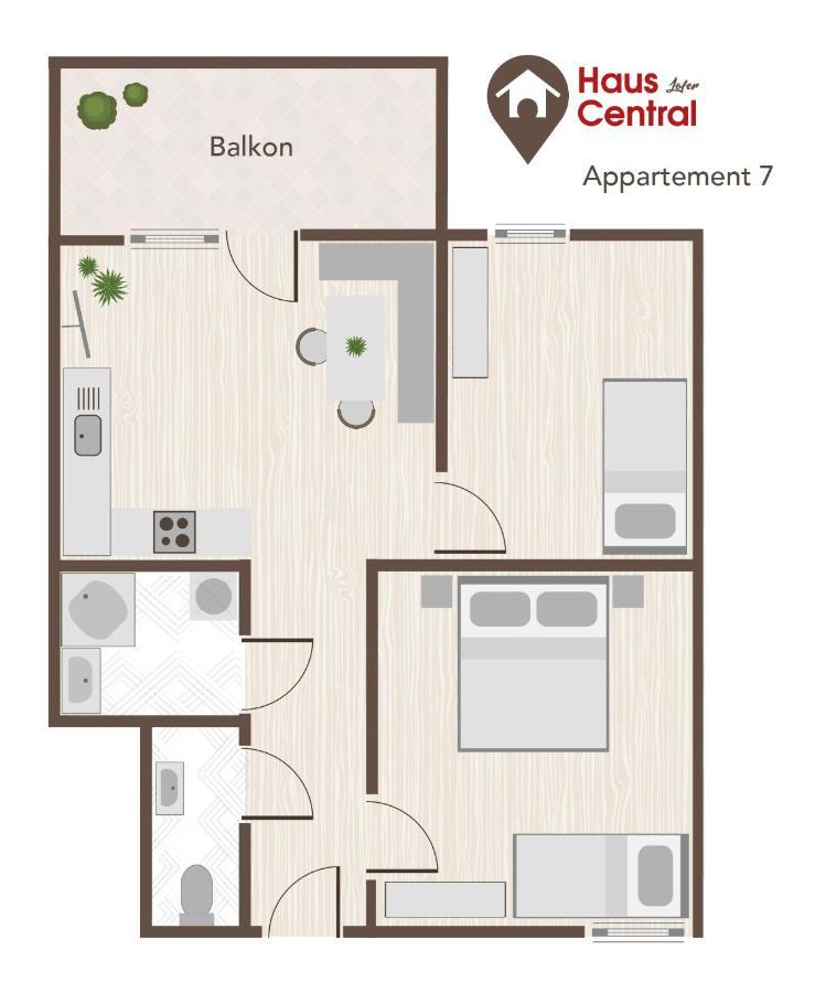 Haus Central Lofer Exterior foto